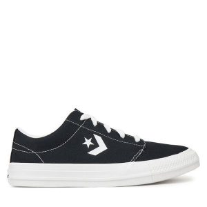 Tenisówki Converse. Czarne trampki Converse, bez wzorów, bez zapięcia. Za 219,99 zł.