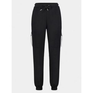 Joggery damskie Luhta Anjala. Czarne spodnie dresowe Luhta, m, bez wzorów, z dresówki. Za 399,00 zł.