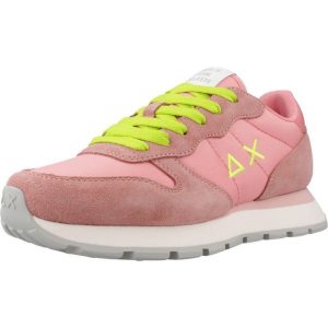 Buty SUN68 ALLY SOLID Rose. Czerwone buty trekkingowe SUN68, ze skóry, bez zapięcia. Za 346,99 zł.