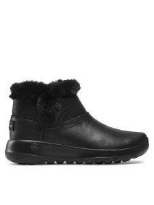 Skechers Botki Endeavor 144013/BBK Czarny. Czarne botki Skechers, bez wzorów, ze skóry, bez obcasa, na płaskiej podeszwie, bez zapięcia. Za 183,59 zł.