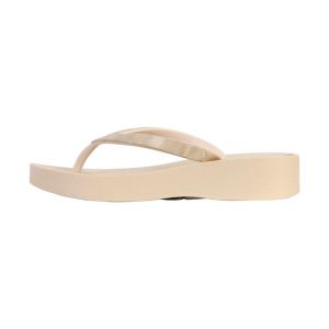 Japonki damskie Ipanema Mesh X Plat. Brązowe klapki Ipanema, bez wzorów, z meshu, bez obcasa. Za 89,00 zł.