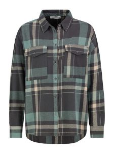 Stitch & Soul Koszula w kolorze zielono-antracytowym rozmiar: L. Czarne koszule Stitch & Soul, l, bez wzorów, z bawełny, bez kołnierzyka, bez ramiączek. Za 86,99 zł.