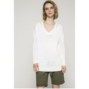 Medicine - Sweter Basic. Szare swetry klasyczne marki MEDICINE, z dzianiny, z krótkim rękawem. W wyprzedaży za 39,90 zł.