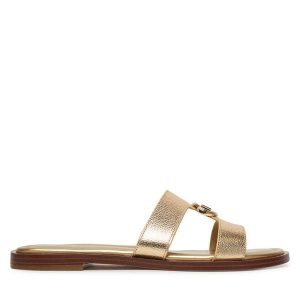 Klapki MICHAEL Michael Kors. Żółte klapki MICHAEL Michael Kors, bez wzorów, bez obcasa. Za 476,99 zł.