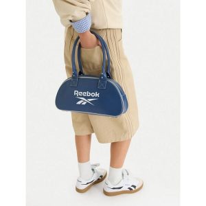 Torebka Reebok. Niebieskie torebki klasyczne Reebok, bez wzorów, bez dodatków. Za 199,99 zł.