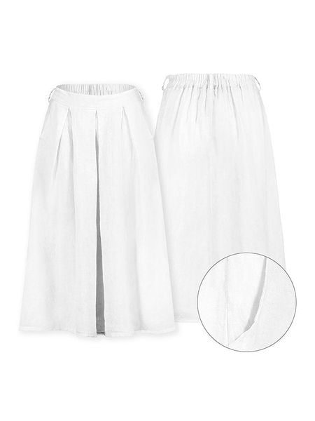 Eight2Nine Spódnica w kolorze białym rozmiar: L/XL. Białe spódnice Eight2Nine, l, bez wzorów, maxi. Za 105,14 zł.