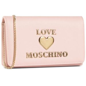 Torebka LOVE MOSCHINO. Czerwone torebki klasyczne LOVE MOSCHINO, bez wzorów, bez dodatków. Za 529,00 zł.