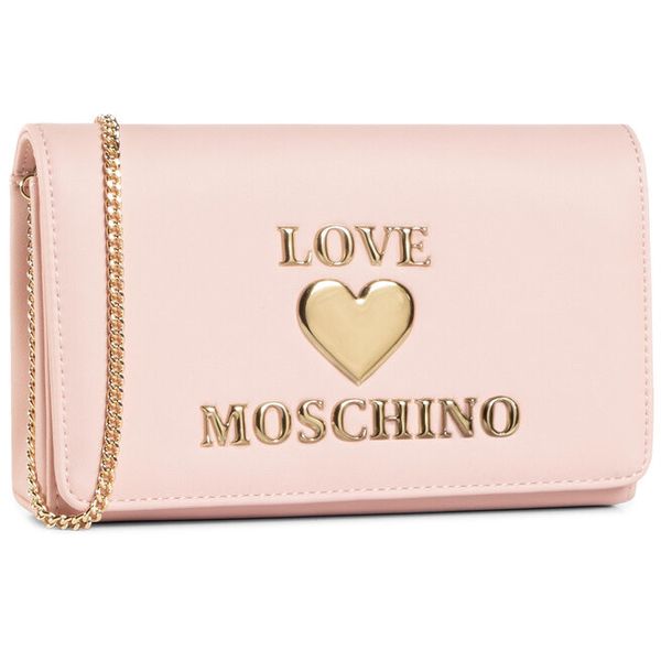 Torebka LOVE MOSCHINO. Czerwone torebki klasyczne LOVE MOSCHINO, bez wzorów, bez dodatków. Za 529,00 zł.