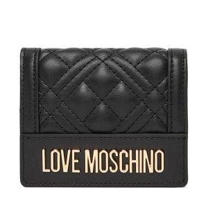Portfel LOVE MOSCHINO. Czarne portfele LOVE MOSCHINO, bez wzorów. Za 279,99 zł.