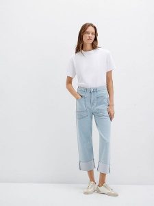 MAVI Dżinsy "Anya" - Comfort fit - w kolorze błękitnym rozmiar: W27. Niebieskie jeansy Mavi, bez wzorów, z podwyższonym stanem. Za 149,95 zł.