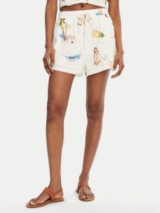 Seafolly Szorty materiałowe Isla Palm 55401-SH Écru Regular Fit. Szorty Seafolly, bez wzorów, z materiału. Za 309,99 zł.