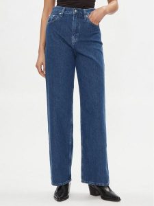 Calvin Klein Jeans Jeansy J20J223428 Granatowy Relaxed Fit. Niebieskie jeansy Calvin Klein Jeans, bez wzorów, z bawełny. Za 259,99 zł.