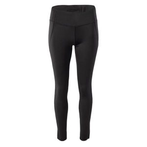 Damskie legginsy Martes Essentials Lady Caris. Czarne legginsy MARTES ESSENTIALS, bez wzorów, z elastanu. Za 98,38 zł.