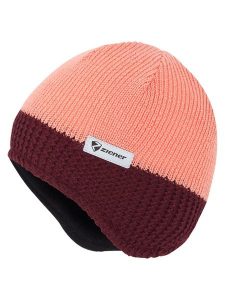 Ziener Czapka beanie "Igosch" w kolorze jasnoróżowo-czerwonym rozmiar: XS. Czerwone czapki Ziener, bez wzorów, z polaru. Za 57,45 zł.