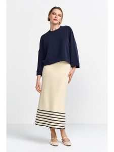 Rich & Royal Bluza w kolorze granatowym rozmiar: L. Niebieskie bluzy Rich & Royal, l, bez wzorów, bez kaptura. Za 329,95 zł.