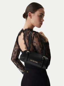 LOVE MOSCHINO Torebka JC4101PP1OLY0000 Czarny. Czarne torebki klasyczne LOVE MOSCHINO, bez wzorów, ze skóry, bez dodatków. Za 679,99 zł.