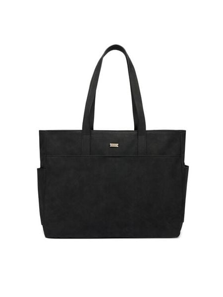 Roxy Torebka Paradise Finder ERJBP04914 Czarny. Czarne shopper bag Roxy, bez wzorów, z materiału, bez dodatków. Za 179,99 zł.
