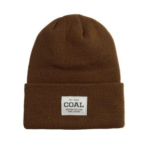 Czapka zimowa COAL UNIFORM light brown. Brązowe czapki COAL, bez wzorów, sportowe. Za 29,00 zł.
