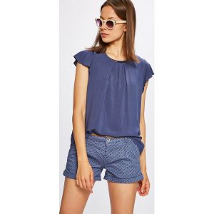 Broadway - Top. Szare t-shirty marki Broadway, z tkaniny, z okrągłym kołnierzem, z krótkim rękawem. W wyprzedaży za 89,90 zł.