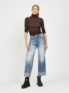 GANG JEANS Dżinsy - Regular fit - w kolorze niebieskim rozmiar: W26. Niebieskie jeansy GANG JEANS, bez wzorów, z jeansu, z podwyższonym stanem. Za 314,95 zł.