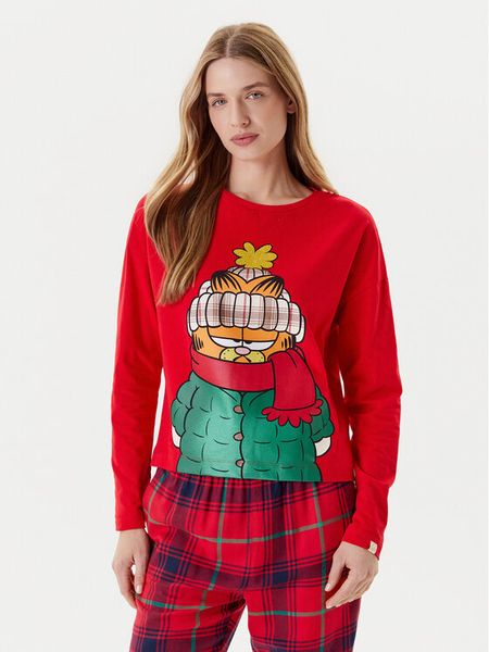 United Colors Of Benetton Koszulka piżamowa 3DKE3M06L Czerwony Regular Fit. Czerwone koszule nocne United Colors of Benetton, bez wzorów, z bawełny, bez ramiączek. Za 129,99 zł.