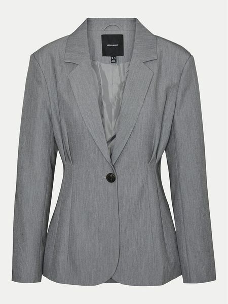 Vero Moda Marynarka Vika 10323449 Szary Slim Fit. Szare marynarki i żakiety Vero Moda, bez wzorów, z syntetyku. Za 159,99 zł.