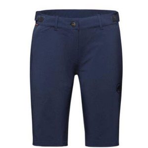 Spodenki trekkingowe damskie Mammut Runbold. Niebieskie szorty Mammut, bez wzorów, sportowe. Za 404,70 zł.