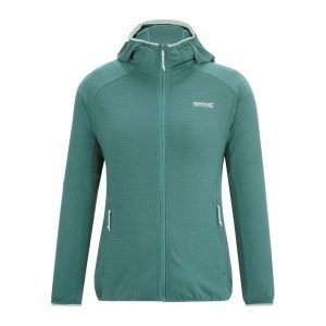 Damska Bluza Polarowa Huntdale Fleece Jacket. Zielone bluzy Regatta, na zimę, bez wzorów, z polaru, bez kaptura. Za 160,99 zł.