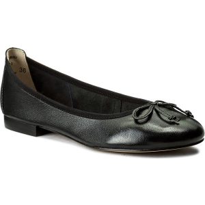 Baleriny CAPRICE - 9-22102-20 Black Nappa 022. Balerinki marki Caprice. W wyprzedaży za 169,00 zł.