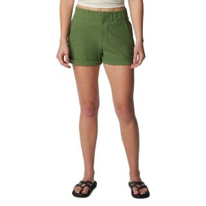 Spodenki krótkie damskie Columbia Firwood Camp II Short. Zielone szorty Columbia, bez wzorów, sportowe. Za 159,99 zł.