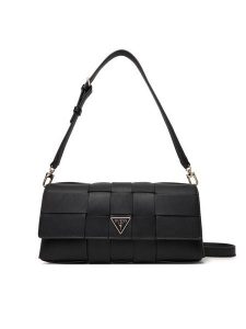 Guess Torebka Maylee HWWG96 61190 Czarny. Czarne torebki klasyczne Guess, z aplikacjami, ze skóry, bez dodatków. Za 449,99 zł.