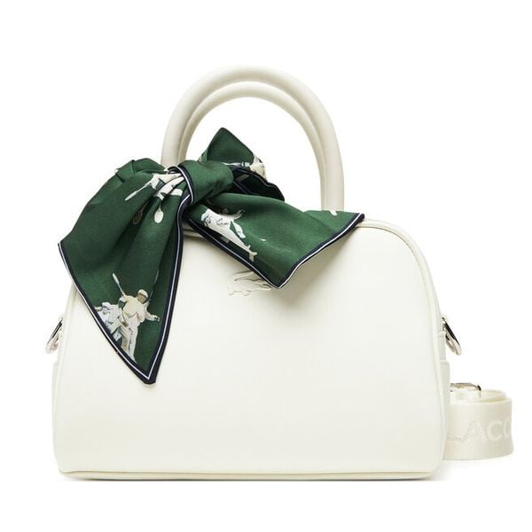 Torebka Lacoste. Brązowe torebki klasyczne Lacoste, bez wzorów, bez dodatków. Za 649,99 zł.