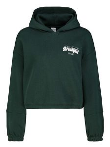 Sublevel Bluza w kolorze ciemnozielonym rozmiar: XL. Zielone bluzy Sublevel, xl, bez wzorów, z kapturem. Za 140,53 zł.