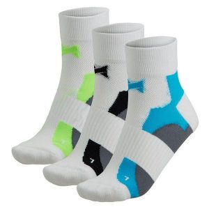 Skarpetki rowerowe do kostki - Multi White - 3 pary. Białe skarpetki XTREME, bez wzorów, z elastanu. Za 134,79 zł.