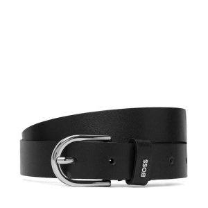 Pasek Damski BOSS. Czarne paski Boss, bez wzorów. Za 319,99 zł.