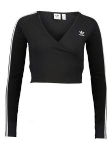 Adidas Koszulka w kolorze czarnym rozmiar: 36. Czarne bluzki ADIDAS, bez wzorów, bez kołnierzyka, bez ramiączek. Za 96,60 zł.