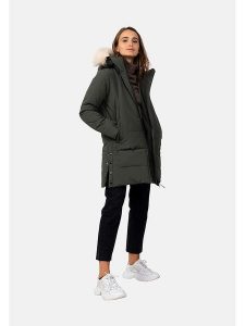 Northwood Parka "Nina" w kolorze khaki rozmiar: S. Brązowe płaszcze Northwood, s, bez wzorów, bez kaptura. Za 228,92 zł.