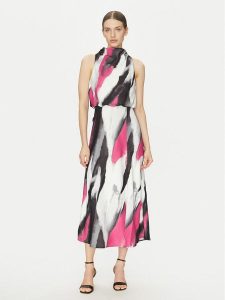 DKNY Sukienka koktajlowa P4JBNZ22 Kolorowy Regular Fit. Kombinezony DKNY, bez wzorów, z syntetyku, wizytowe, bez kołnierzyka, bez ramiączek. Za 469,99 zł.