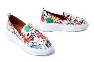 ARTIKER RELAKS 52C0723 multi color, półbuty damskie. Półbuty Artiker Relaks, bez wzorów, ze skóry, bez obcasa, na obcasie, bez zapięcia. Za 174,93 zł.