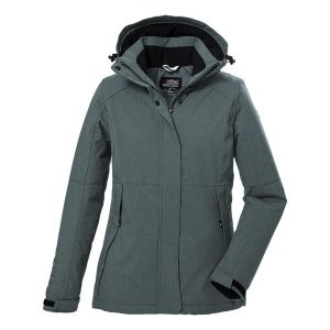 Kurtka damska Killtec KOW 37 WMN JCKT. Niebieskie kurtki KILLTEC, l, bez wzorów, z kapturem. Za 599,99 zł.