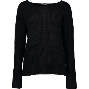Sweter w kolorze czarnym. Czarne swetry klasyczne marki Lilou Secret, z dzianiny. W wyprzedaży za 86,95 zł.