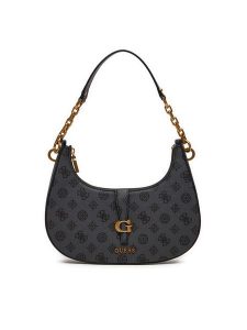 Guess Torebka Kuba HWPA93 29180 Szary. Szare torebki klasyczne Guess, z aplikacjami, ze skóry, bez dodatków. Za 519,99 zł.