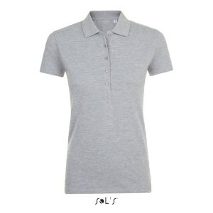 Damska koszulka polo Sol's Phoenix. Szare bluzki SOL'S, s, bez wzorów, bez kołnierzyka, bez ramiączek. Za 159,00 zł.