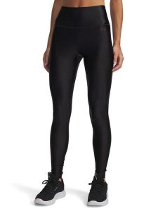 Under Armour Legginsy funkcyjne w kolorze czarnym rozmiar: M. Czarne legginsy sportowe Under Armour, m, bez wzorów, z materiału, z podwyższonym stanem, outdoorowe. Za 205,45 zł.
