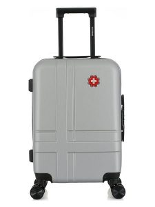 SWISS KOPPER Walizka "Uster" w kolorze szarym - 35 x 55 x 21 cm rozmiar: onesize. Szare walizki SWISS KOPPER, bez wzorów, z materiału. Za 130,99 zł.