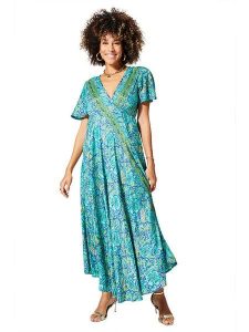 Ipanima Sukienka w kolorze turkusowym rozmiar: 38/40. Niebieskie sukienki Ipanima, bez wzorów, klasyczne, bez kołnierzyka, bez ramiączek, maxi, rozkloszowane. Za 79,21 zł.