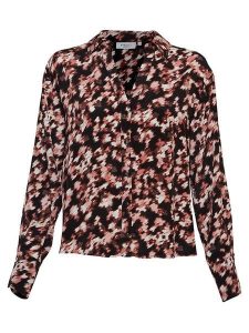 MOSS COPENHAGEN Koszula "Bellamaya Rhian" w kolorze czarno-jasnoróżowym rozmiar: XS/S. Czarne koszule Moss Copenhagen, s, bez wzorów, bez kołnierzyka, bez ramiączek. Za 151,45 zł.