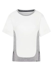 Naturana Koszulka w kolorze kremowym rozmiar: XL. Brązowe bluzki Naturana, xl, bez wzorów, bez kołnierzyka, bez ramiączek. Za 66,31 zł.