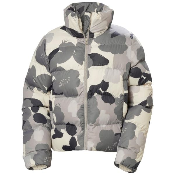 Damska kurtka puchowa Helly Hansen Jade. Szare kurtki Helly Hansen, na zimę, bez wzorów, z puchu, bez kaptura. Za 423,20 zł.