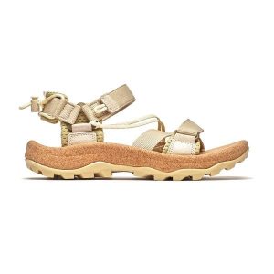 Sandały damskie Merrell Speed Fusion Sport RMX. Brązowe buty trekkingowe Merrell, bez wzorów, bez obcasa, bez zapięcia. Za 349,99 zł.